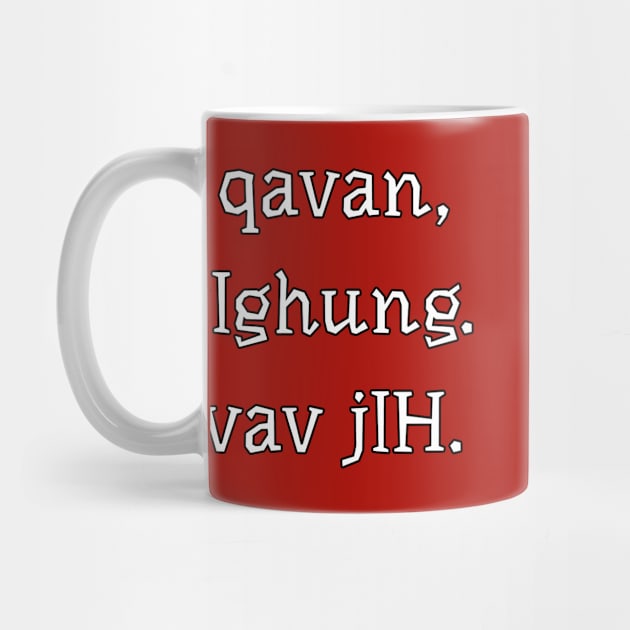 Hi Hungry, I'm Dad Pun ( jIghung jIH. qavan, jIghung. vav jIH. ) Translated in the Klingon Language Text Only Version (MD23Frd033) by Maikell Designs